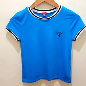 Never worn Guess tiny blue tee